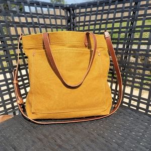 MADEWELL Canvas Medium Transport tote